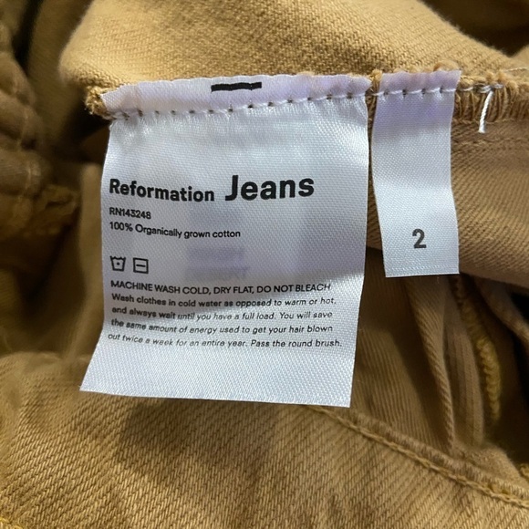 NWT Reformation Kendall Boilersuit Jumpsuit in Desert - Picture 13 of 13